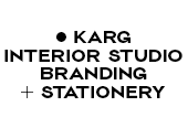 —————————Branding & Stationery —— Karg —— Interior Studio