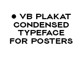 —————————VB——Plakat——Typeface